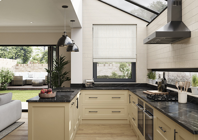 Laura Ashley Ambrose Pale, Natural - Roman Blind - Image 3